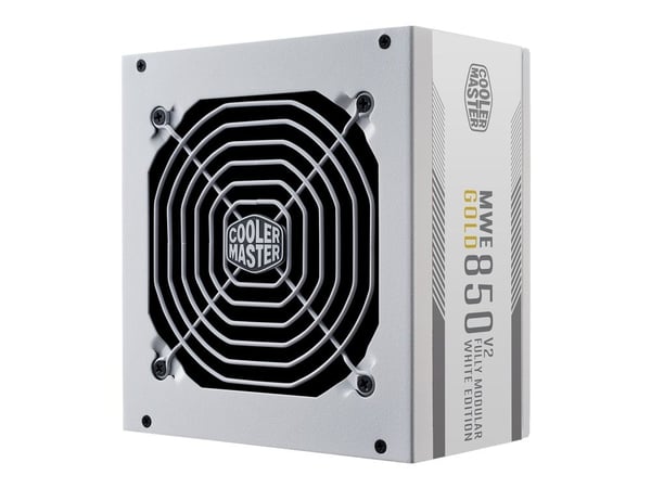 Cooler Master MWE Gold V2 850 - White Edition - strømforsyning (intern) - ATX12V 3.1/ EPS12V - 80 PLUS Gold - AC 90-264 V - 850 watt - aktiv PFC - ...