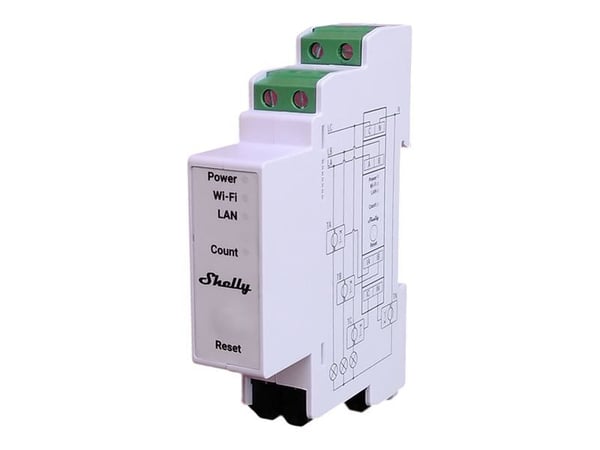Shelly Pro 3EM - WiFi 3-faset energimåler, 120A