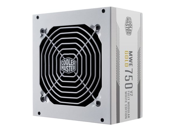 Cooler Master MWE Gold V2 750 - White Edition - strømforsyning (intern) - ATX12V 3.1/ EPS12V - 80 PLUS Gold - AC 100-240 V - 750 watt - aktiv PFC -...