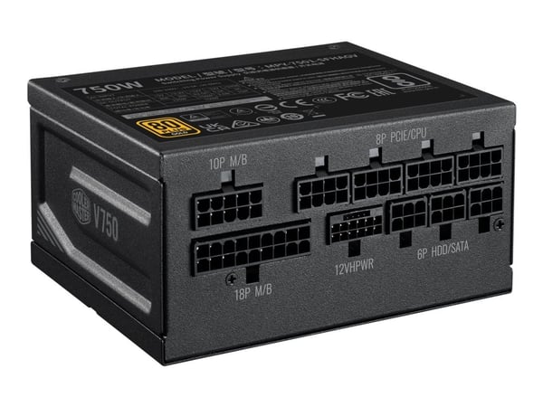Cooler Master V SFX GOLD 750 - Strømforsyning (intern) - ATX12V 3.1/ EPS12V - 80 PLUS Gold - AC 100-240 V - 750 watt - aktiv PFC - Europa