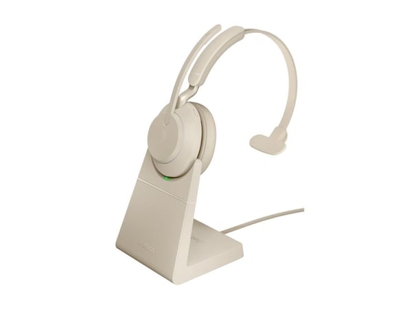 Jabra Evolve2 65, UC Mono, Langaton, Toimisto/puhelukeskus, 20 - 20000 Hz, 99,2 g, Kuulokkeet, Beige