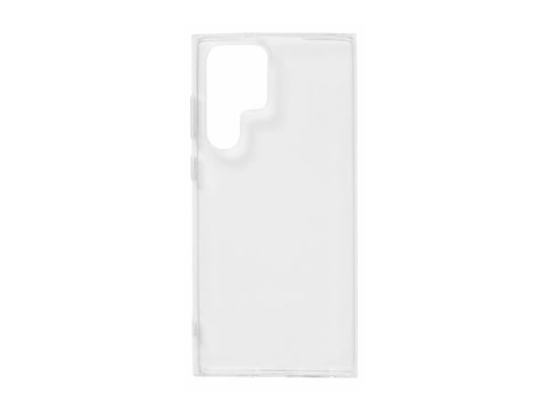 eSTUFF - Baksidedeksel for mobiltelefon - ultrasmal - UV-belagt termoplast-polyuretan - blank - for Samsung Galaxy S22 Ultra