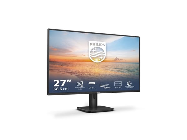 Philips 1000 series 27E1N1300A/00, 68,6 cm (27"), 1920 x 1080 pikseliä, Full HD, LCD, 4 ms, musta