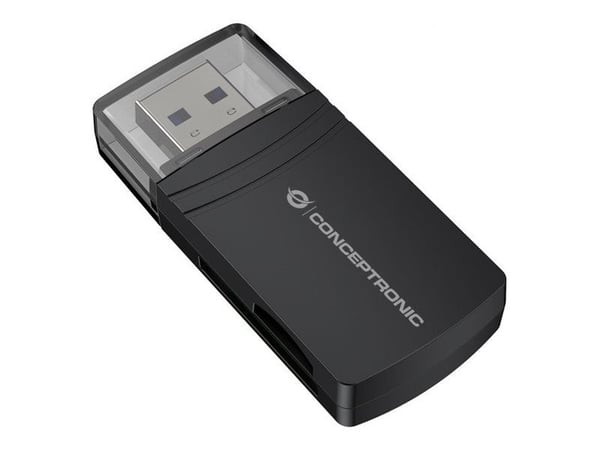 Conceptronic BIAN - Kortleser (microSD, SDHC UHS-II, microSDHC, microSDXC, TransFlash, SD, SDHC, SDXC) - USB 3.2 Gen 1 Conceptronic BIAN - Kortleser (microSD, SDHC UHS-II, microSDHC, microSDXC, TransFlash, SD, SDHC, SDXC) - USB 3.2 Gen 1