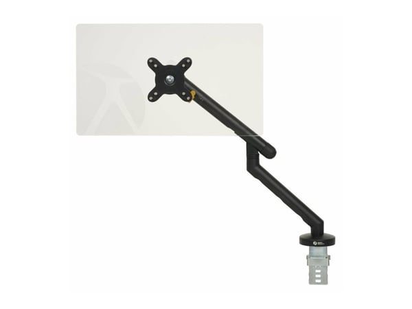 Bakker Elkhuizen Flexible Single - Monteringssett - justerbar arm med mekanisk fjær - for Skjerm - aluminium, stål, ABS-plast, termoplastgummi (TPR...