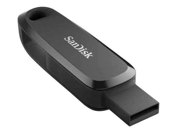 SanDisk Phone - USB flash-enhet - 64 GB - USB 3.2 Gen 1 / USB-C - svart