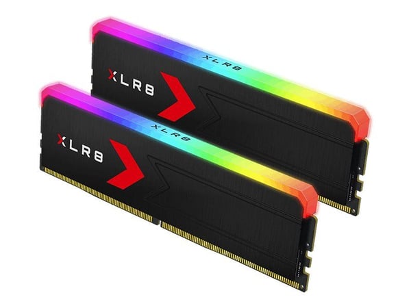 PNY XLR8 EPIC-X RGB - DDR5 - sett - 32 GB: 2 x 16 GB - DIMM 288-pin - 3000 MHz / PC5-48000 - CL36 - 1.35 V - ikke-bufret - on-die ECC