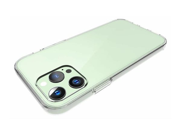 eSTUFF - Baksidedeksel for mobiltelefon - termoplast-polyuretan (TPU) - blank - for Apple iPhone 13 Pro