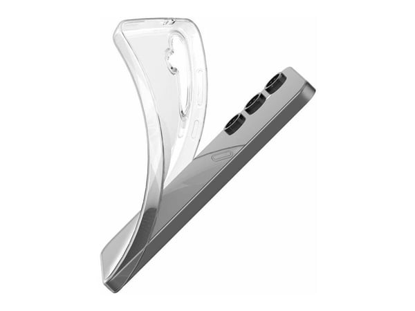 eSTUFF London - Baksidedeksel for mobiltelefon - termoplast-polyuretan (TPU) - gjennomsiktig - for Samsung Galaxy S24 FE