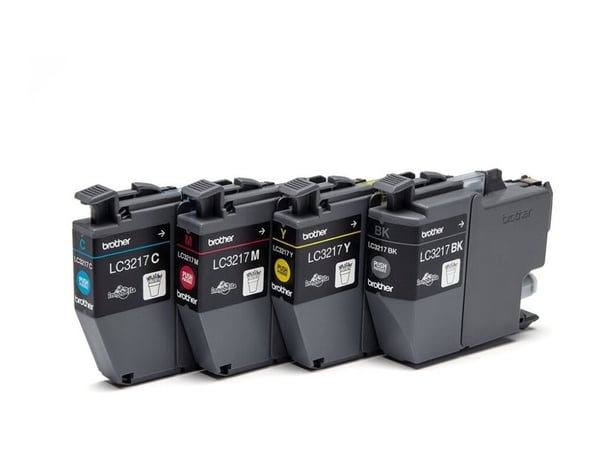 Brother LC3217 Value Pack - 4-pack - svart, gul, cyan, magenta - original - bläckpatron - för Brother MFC-J5335DW, MFC-J5730DW, MFC-J5930DW, MFC-J6...