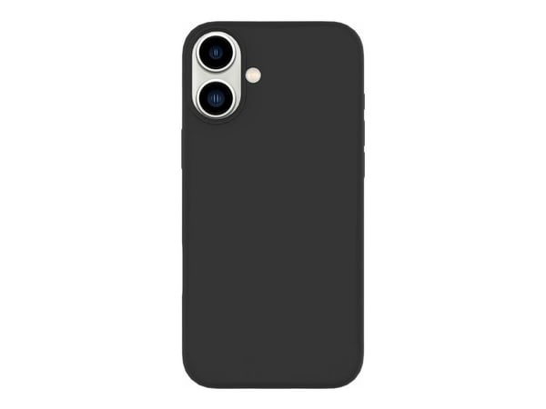 eSTUFF Infinite Riga - Bakdeksel for mobiltelefon - 76 % resirkulert materiale - polykarbonat, silikon - svart