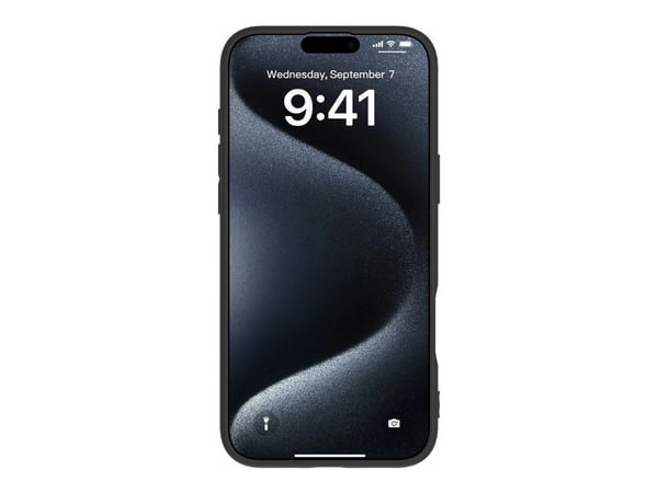 eSTUFF ES67101050-BULK, Suojus, Apple, iPhone 16, 15,5 cm (6.1"), musta