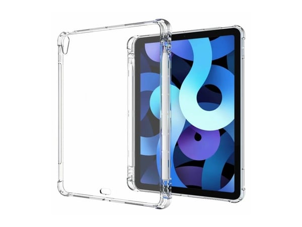eSTUFF - Beskyttelsesboks for nettbrett - soft, shockproof, 10.9 - termoplast-polyuretan (TPU) - blank - for Apple 10.9-inch iPad Air (4. generasjo...