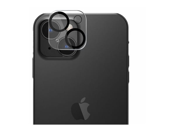 eSTUFF Titan Shield - Linsebeskytter for mobiltelefon - gjennomsiktig - for Apple iPhone 13, 13 mini