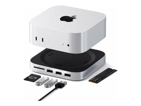 Satechi ST-GNMMES - Keskitin - 1 x USB 2.0 + 2 x USB 3.2 Gen 2 - pöytätietokoneet
