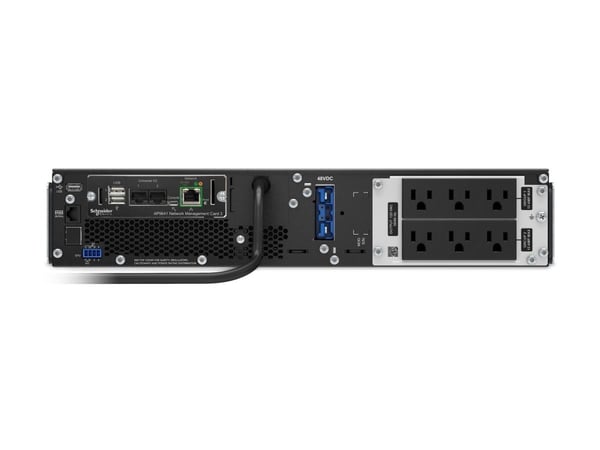 APC Smart-UPS SRT 1000VA RM - UPS (kan monteres i rack) - AC 120 V - 900 watt - 1000 VA - enkeltfase - RS-232, USB, Ethernet 10/100 - utgangskontak...