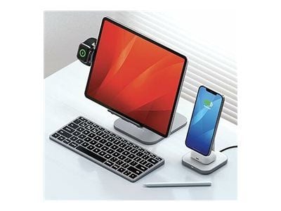Satechi Slim X1, Mini, Bluetooth, QWERTY, Musta, Harmaa