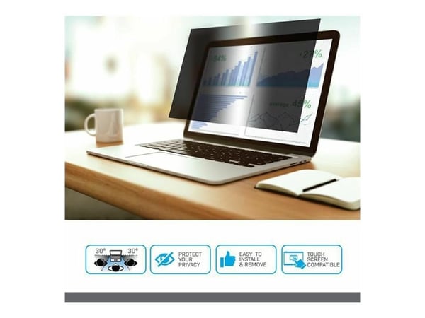 eSTUFF - Notebookpersonvernsfilter - 2-veis - 12.5"