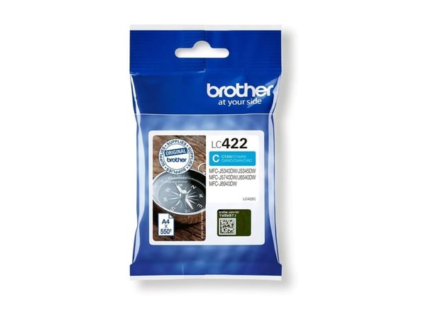 Brother LC422C - Cyan - original - blekkpatron