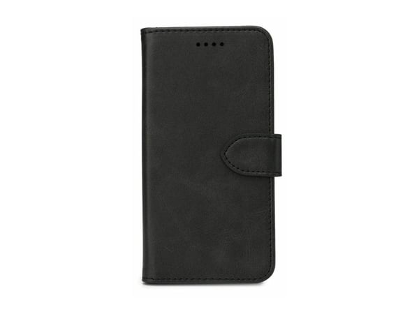 eSTUFF WALES - Flipomslag til mobiltelefon - polyuretan (PU) - sort - for Samsung Galaxy S23
