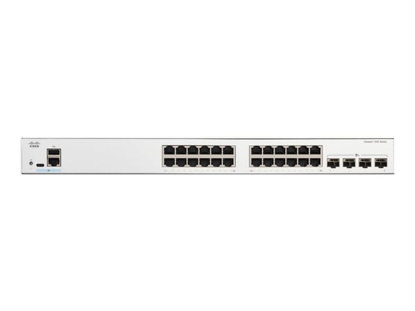 Cisco C1200-24T-4X, Hallittu, L2/L3, Gigabit Ethernet (10/100/1000)
