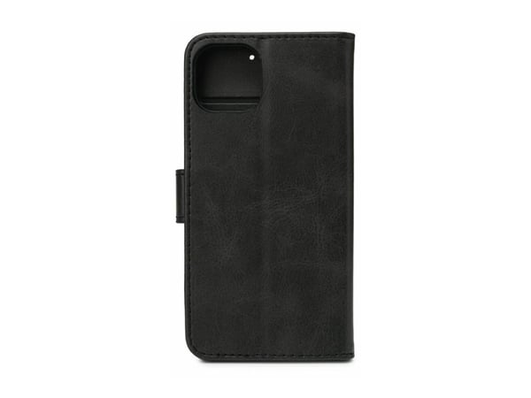 eSTUFF WALES - Lommebok for mobiltelefon - polyuretan (PU) - svart - for Apple iPhone 15