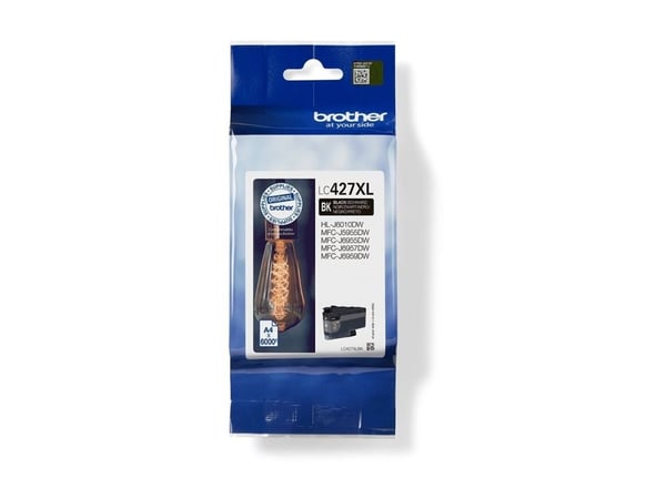 Brother LC427XLBK - Hög kapacitet - svart - original - bläckpatron - för Brother HL-J6010DW, MFC-J5955DW, MFC-J6955DW, MFC-J6957DW
