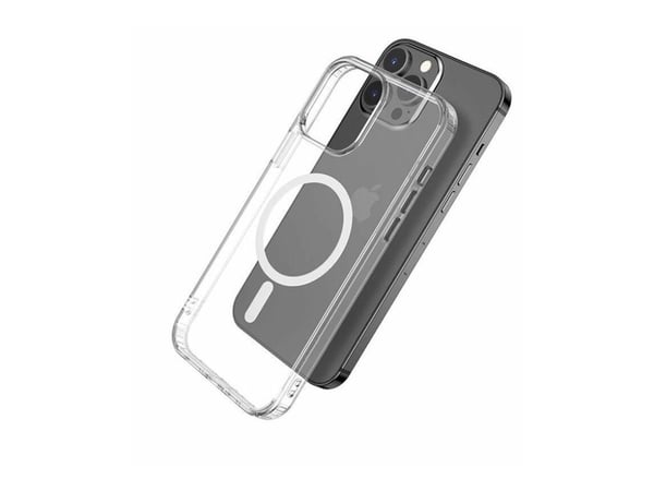 eSTUFF - Baksidedeksel for mobiltelefon - MagSafe-samsvar - termoplast-polyuretan (TPU) - blank - for Apple iPhone 13 Pro Max