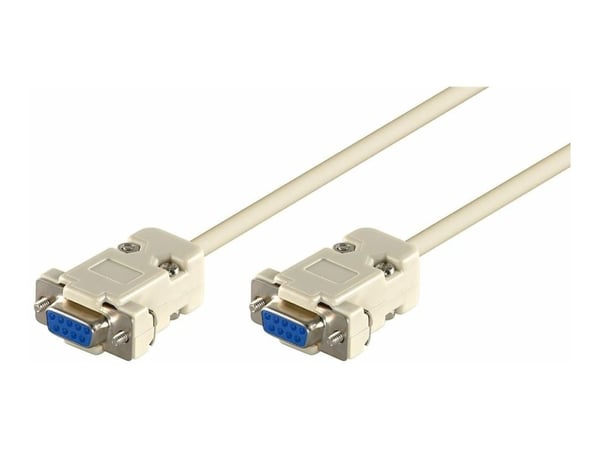 MicroConnect - Null modem-kabel - DB-9 (hunn) til DB-9 (hunn) - 3 m