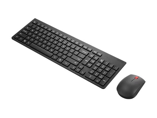 Lenovo Essential Wireless Combo Gen 2 - Tastatur- og mussett - trådløs - 2.4 GHz - Tysk - svart