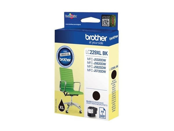 Brother LC229XLBKBP, 2400 sivua, 1 kpl, Kertapakkaus