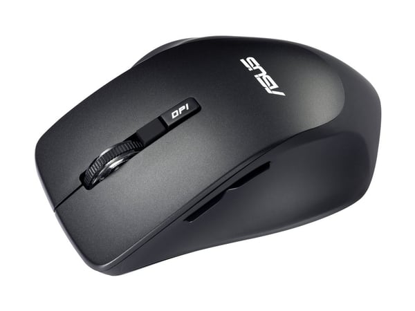 ASUS WT425 - Mus - høyrehendt - optisk - 6 knapper - trådløs - 2.4 GHz - USB trådløs mottaker - trekullsort - for 15; ROG Strix G15; ROG Zephyrus G...