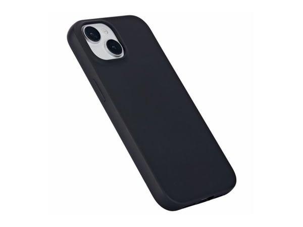 eSTUFF ES67101025-BULK, Suojus, Apple, iPhone 15, 15,5 cm (6.1"), Musta