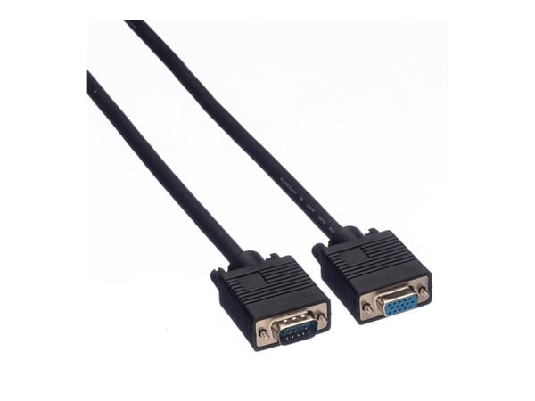 Roline - VGA-forlengelseskabel - HD-15 (VGA) (hann) til HD-15 (VGA) (hunn) - 2 m