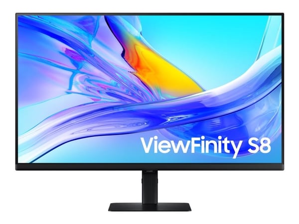 Samsung ViewFinity S8 S32D800UBU - S80UD Series - LED-skärm - USB - 32" - 3840 x 2160 UHD @ 60 Hz - IPS - 350 cd/m² - 1000:1 - HDR10 - 5 ms - HDMI,...