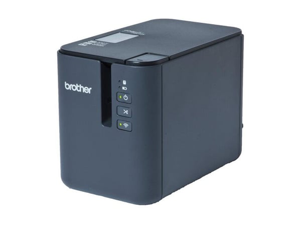 Brother P-Touch PT-P950NW - Etikettskriver - termotransfer - Rull (3,6 cm) - 360 x 720 dpi - inntil 60 mm/sek - USB 2.0, LAN, Wi-Fi(n) - kutter