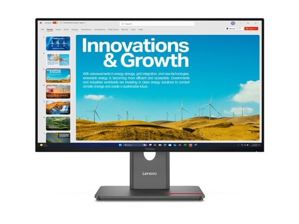 Lenovo ThinkVision P24QD-40 - LED-skjerm - 24" (23.8" synlig) - 2560 x 1440 QHD @ 120 Hz - IPS - 300 cd/m² - 1500:1 - DisplayHDR 10 - 4 ms - HDMI, ...