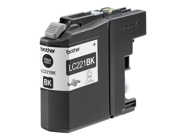 Brother LC221BK, 260 sivua, 1 kpl, Kertapakkaus