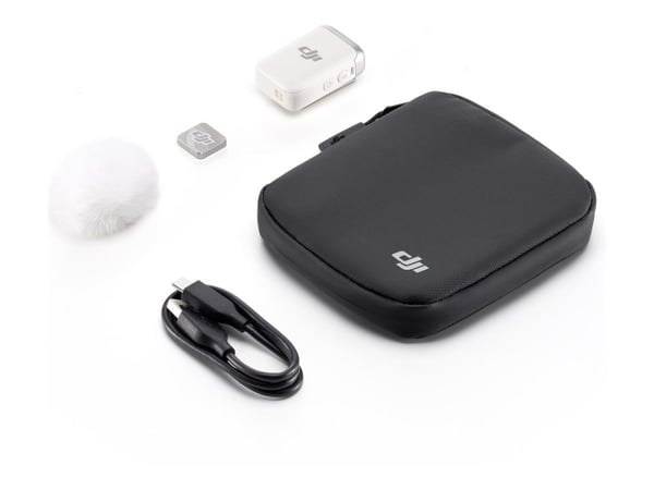 DJI Mic 2 DMT02 - Mikrofon - perlehvit