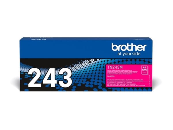 Brother TN-243M alkuperäinen värikasetti DCP-L3510CDW:lle, magenta, 1000 sivua