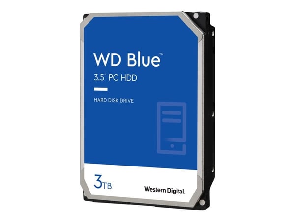 WD Blue WD30EZAZ - Harddisk - 3 TB - intern - 3.5" - SATA 6Gb/s - 5400 rpm - buffer: 256 MB