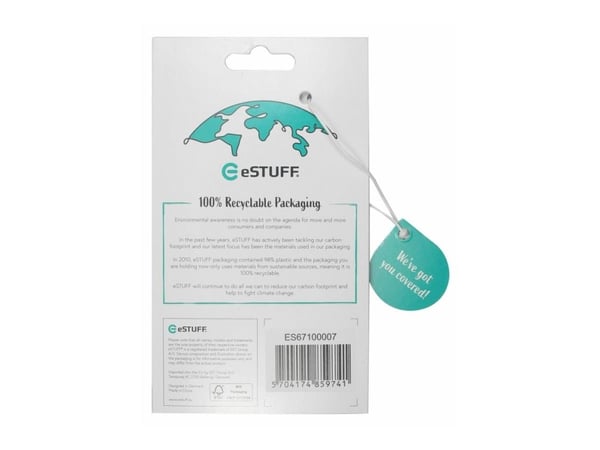 eSTUFF ES67100007, Suojus, Apple, iPhone 14 Plus, 17 cm (6.7"), Läpinäkyvä