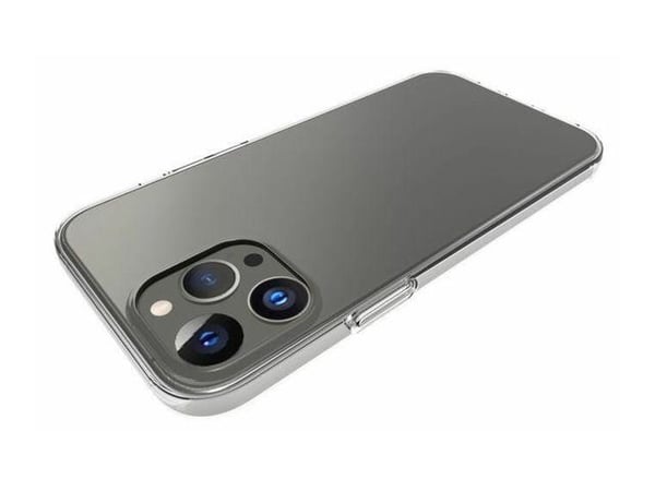 eSTUFF - Baksidedeksel for mobiltelefon - termoplast-polyuretan (TPU) - blank - for Apple iPhone 13 Pro Max