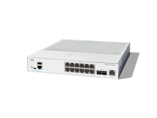 Cisco Catalyst C1300-12XT-2X, Hallittu, L2/L3, Telineasennus