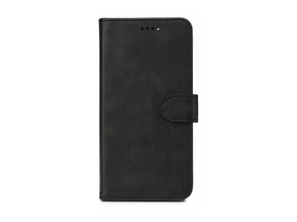 eSTUFF WALES - Flipomslag til mobiltelefon - polyuretan (PU) - sort - for Samsung Galaxy A53 5G