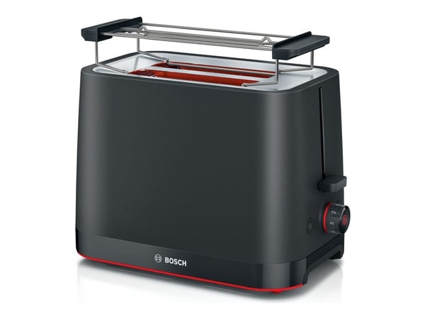 Bosch MyMoment TAT3M123 - Brødrister - 2 skive - 2 Spor - svart