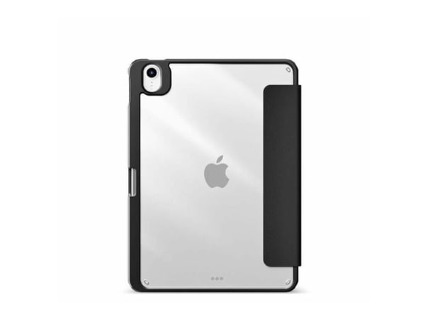 eSTUFF NEW YORK Mirror - Lommebok for nettbrett - termoplast-polyuretan (TPU), polykarbonat, polyuretan - svart/klar - for Apple 10.9-inch iPad Air...