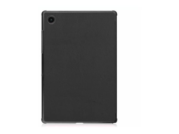 eSTUFF Houston - Flipomslag til nettbrett - polykarbonat, polyuretan - sort - for Samsung Galaxy Tab A8