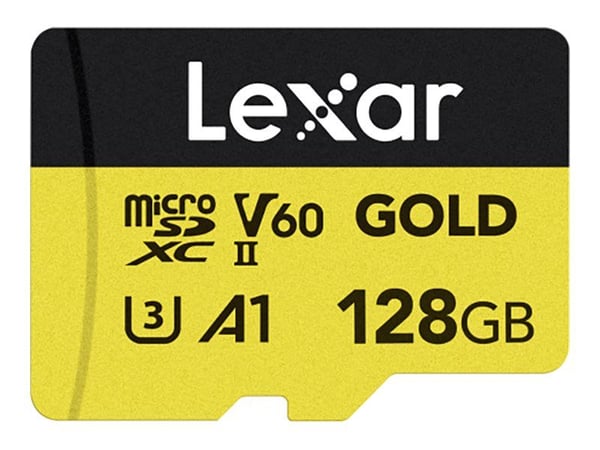 Lexar Professional GOLD, 128 GB, MicroSDXC, UHS-II, 280 MB/s, 180 MB/s, Klasse 3 (U3)