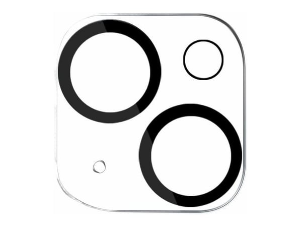 eSTUFF Titan Shield - Linsebeskytter for mobiltelefon - gjennomsiktig - for Apple iPhone 13, 13 mini